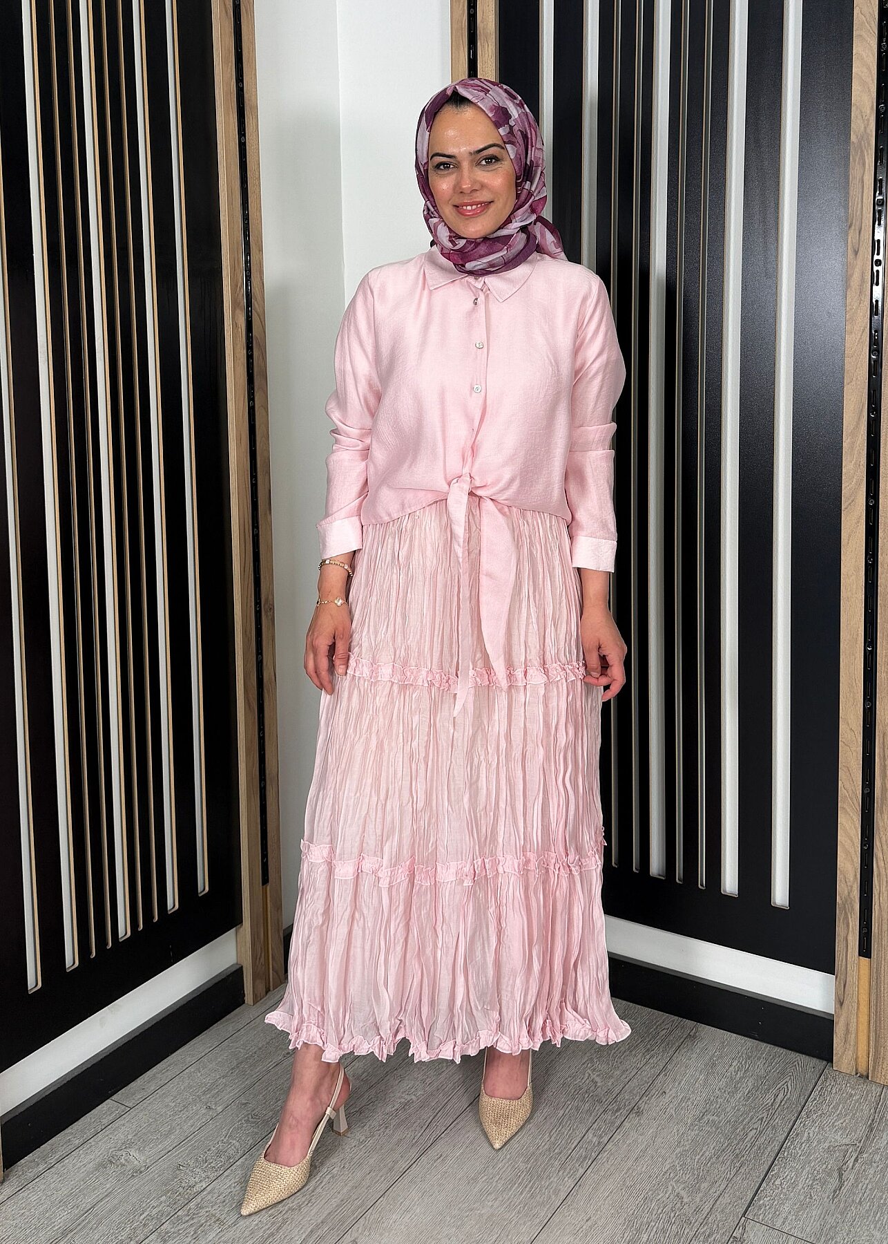 Ceremony Nil Çingene Etek PEMBE - 1