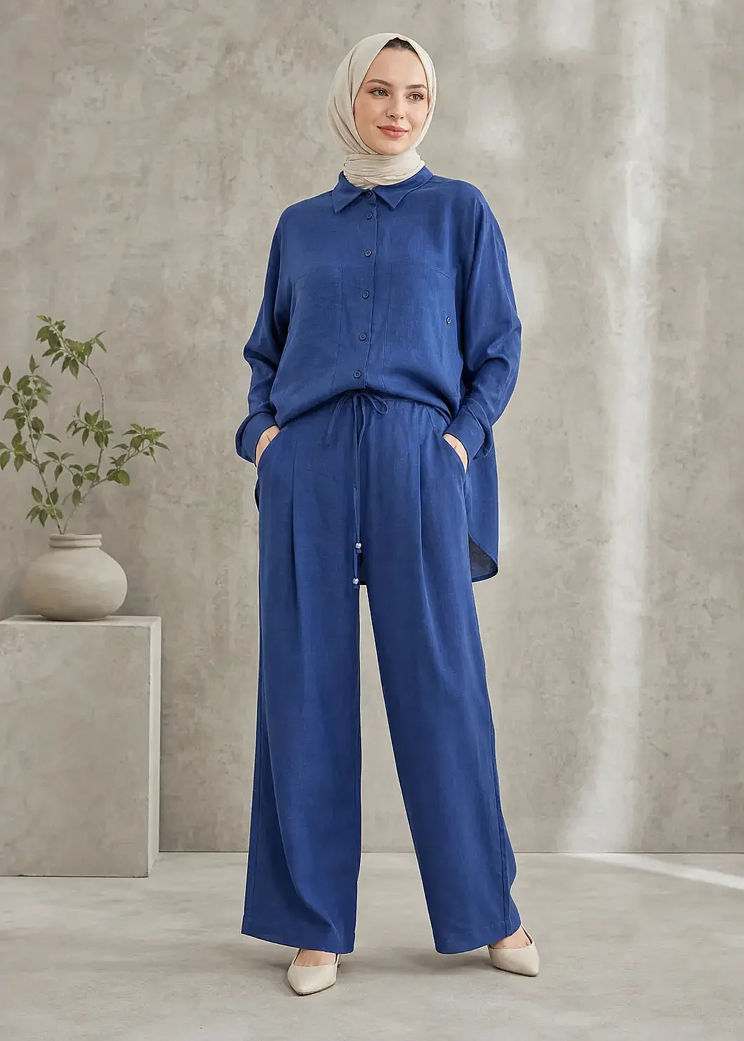 Cloche Liva Pantolon İNDİGO - 1