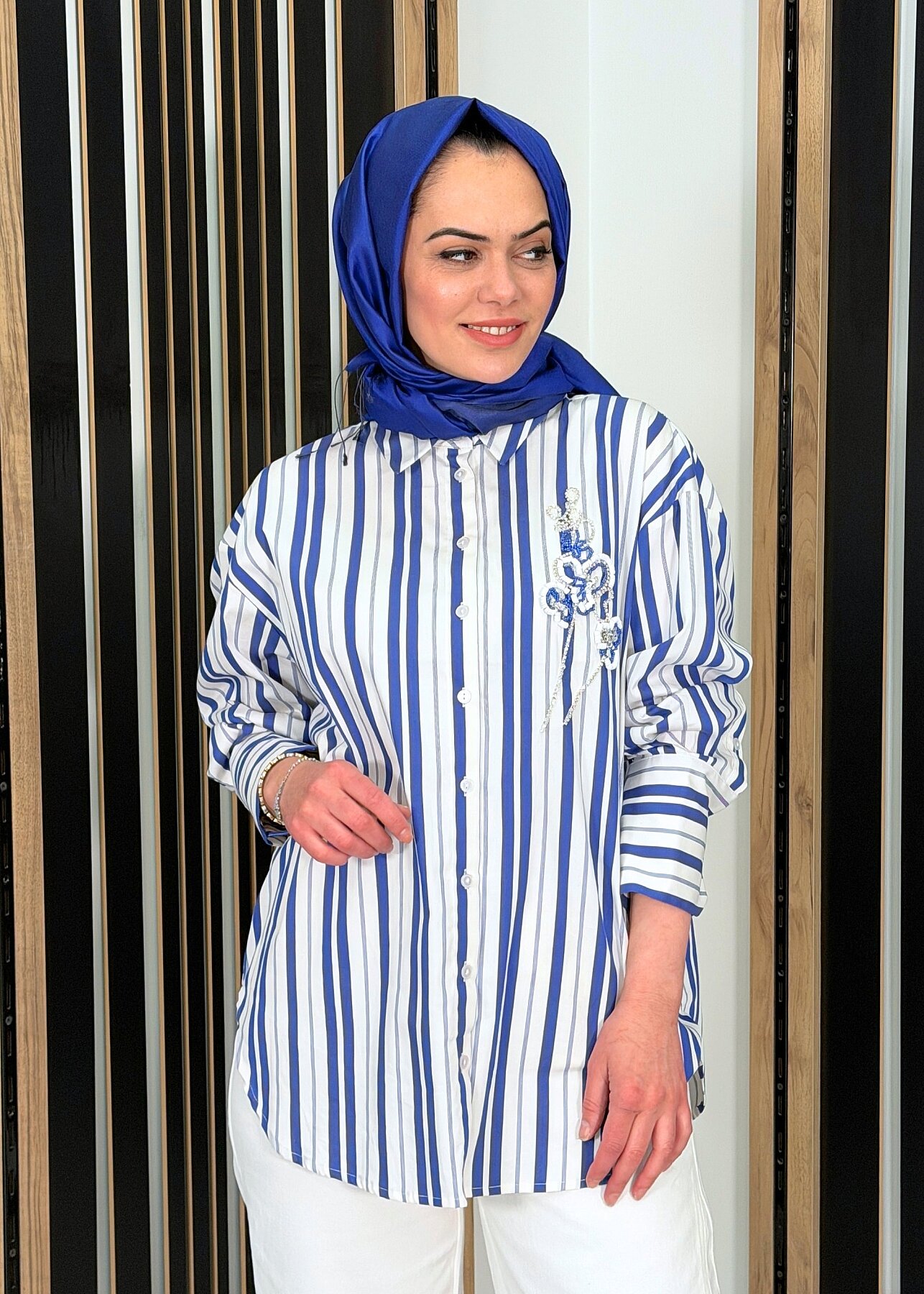 ExQuise Beau Gömlek SAKS-KEMİK - 3