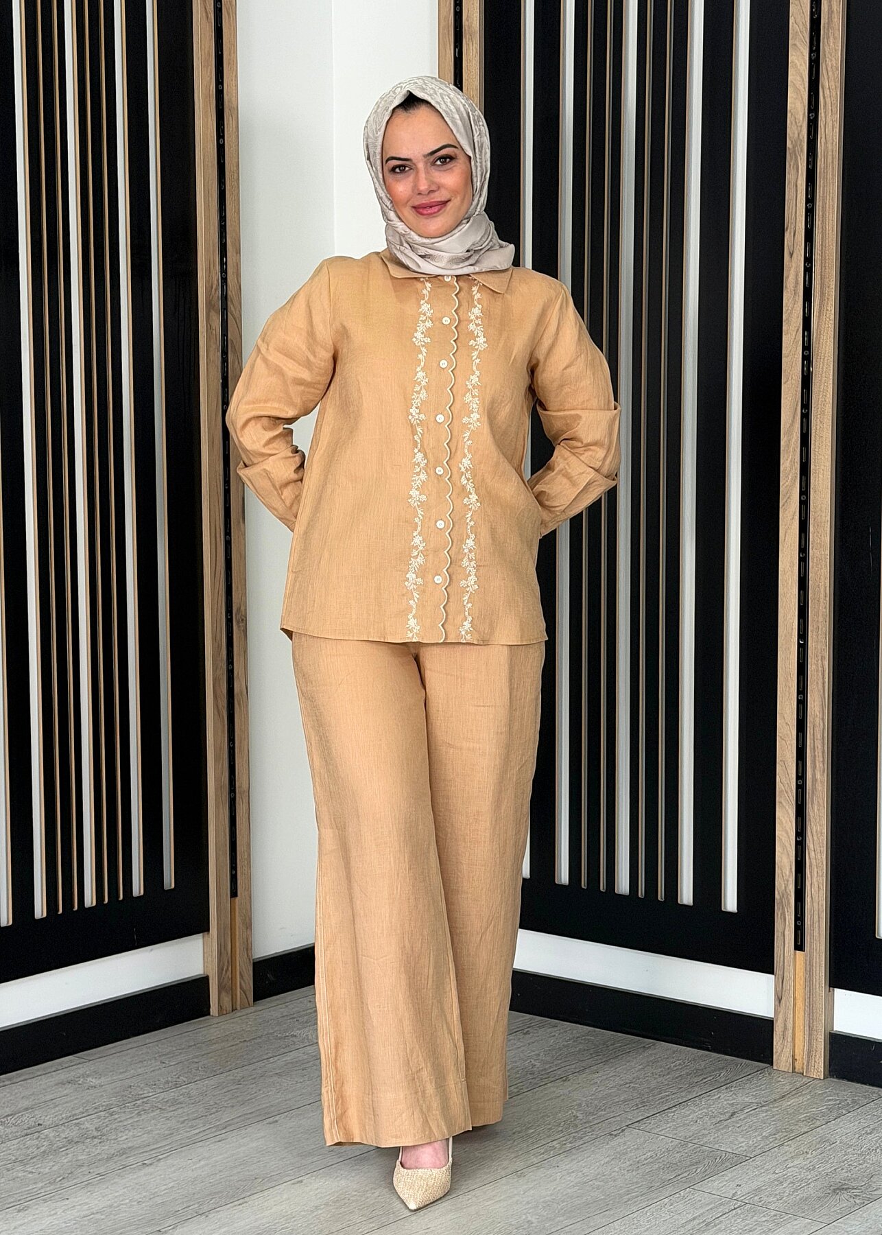 ExQuise Gaston Pantolon CAMEL - 2