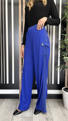 Hukka Cebi Taş Detaylı Tensel Pantolon SAKS