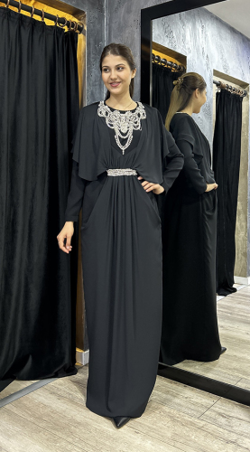 Jamila Sarah İzge Elbise SİYAH