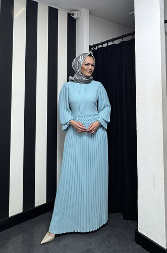 Jamila Sarah Misk Elbise Aqua