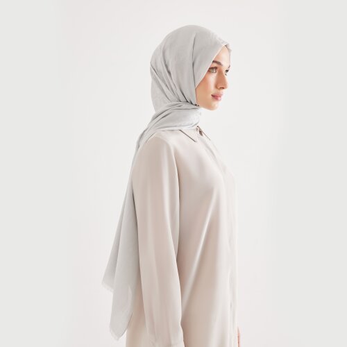 Leyna Exclusive Şal Buz Gri - 4