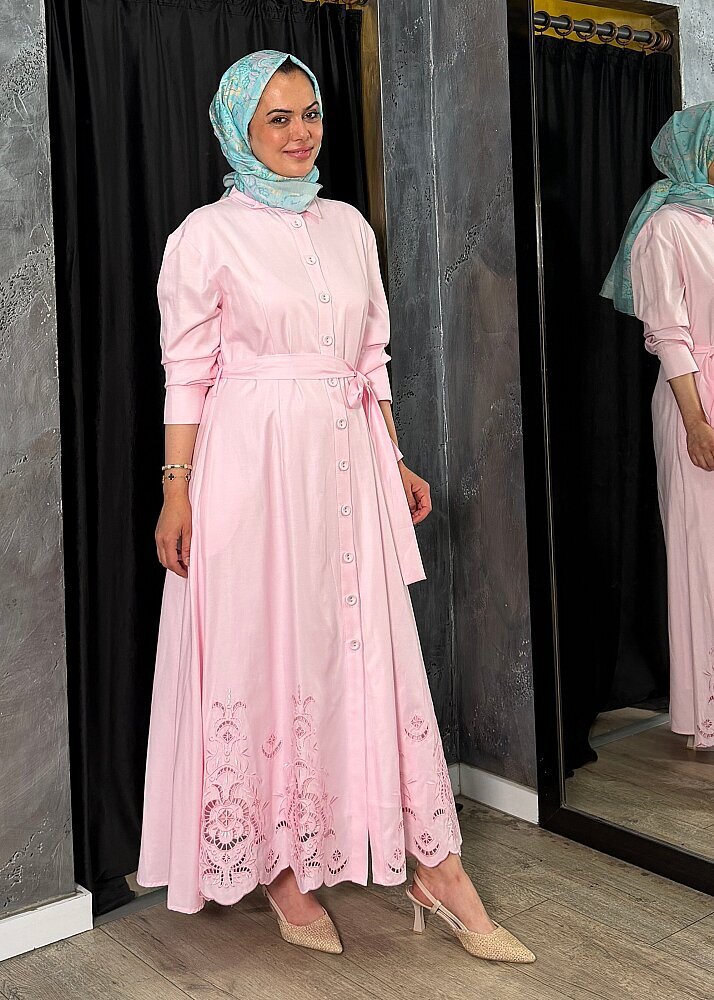 MaQ Bahar Elbise PEMBE - 3