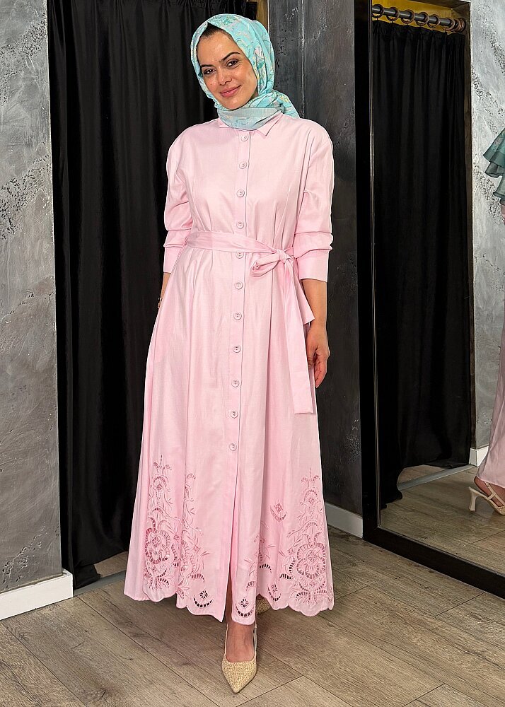 MaQ Bahar Elbise PEMBE - 8