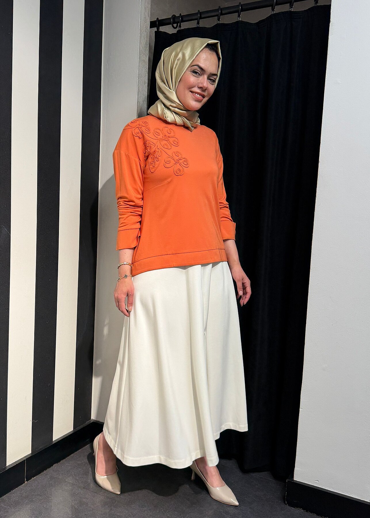 MaQ Nur Bluz ORANGE - 2