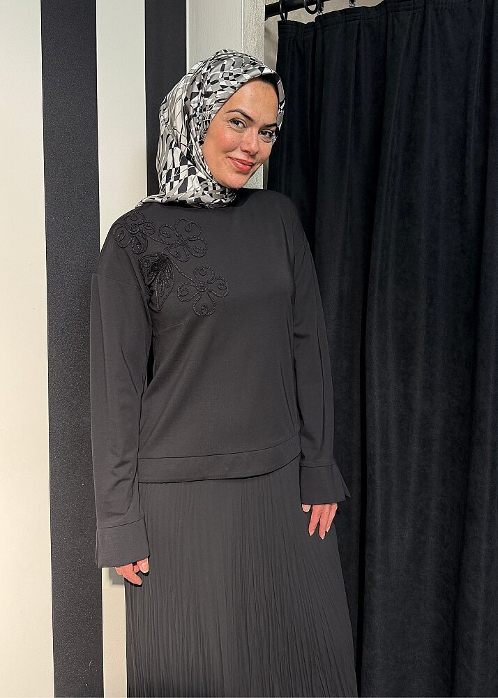 MaQ Nur Bluz SİYAH - 3