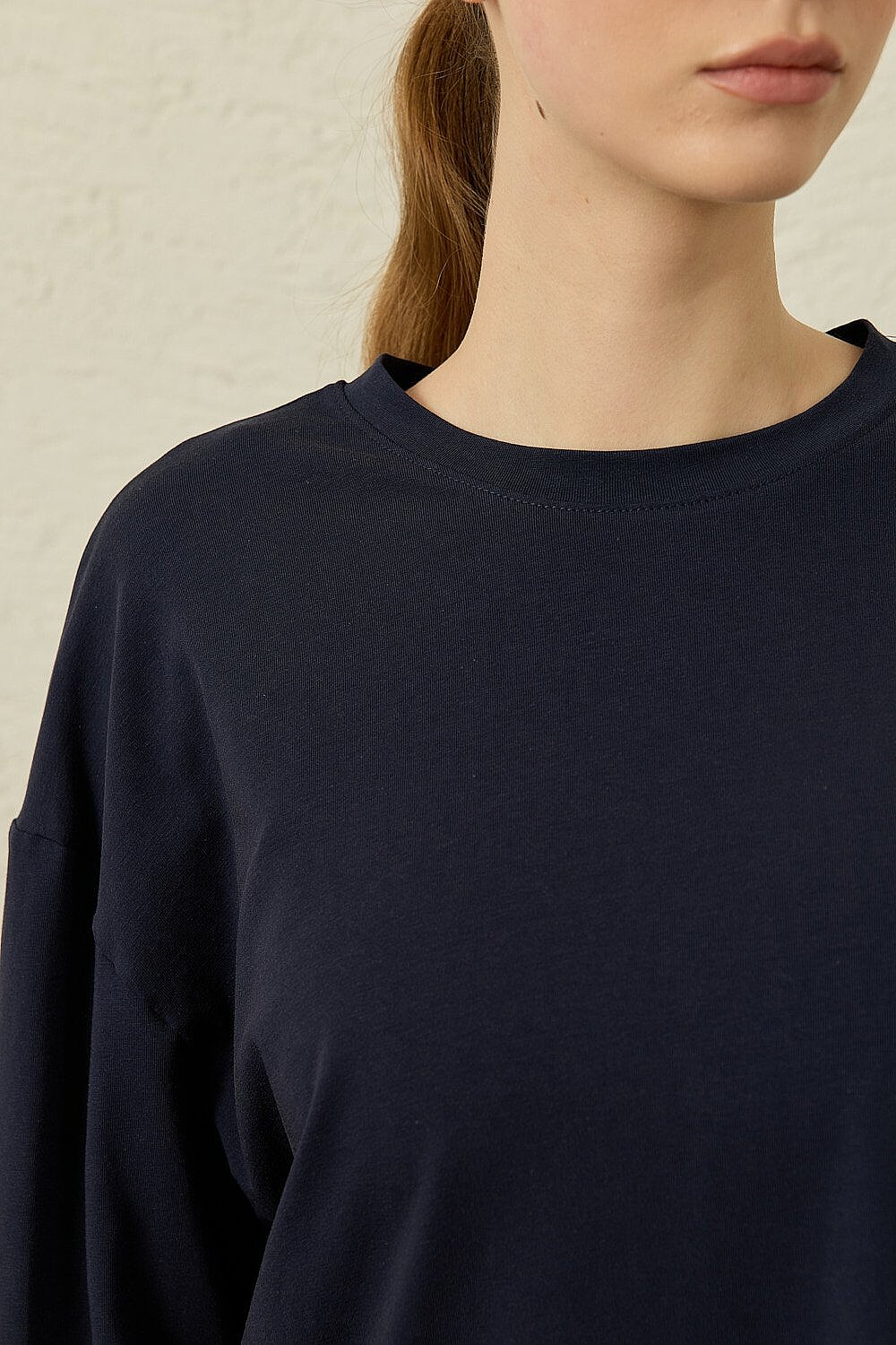 MerWish Comfy Penye Tunik LACİVERT - 3