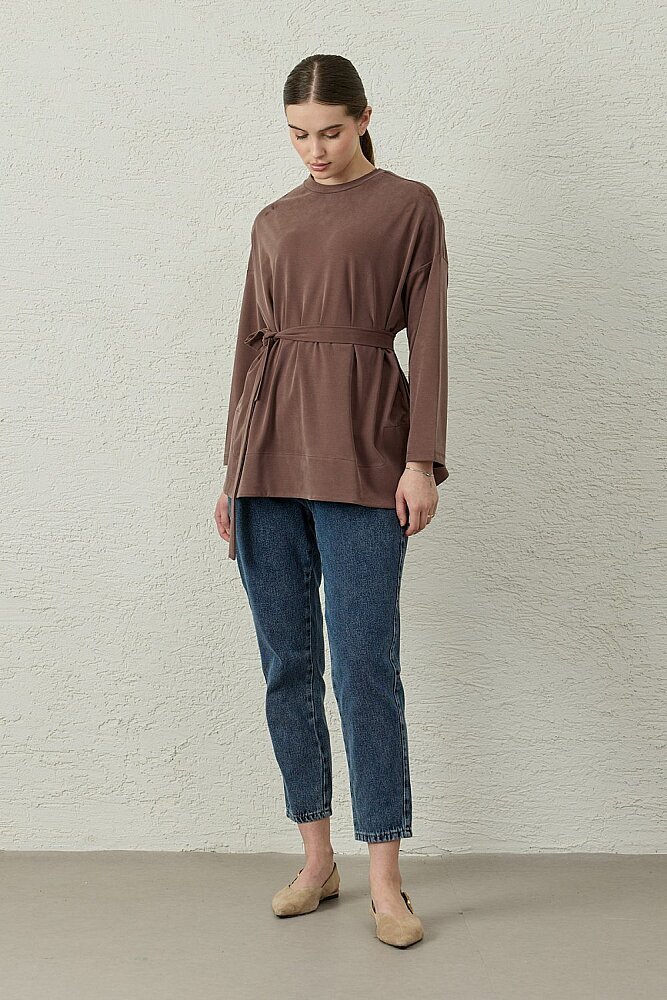 MerWish Ops Bambu Tunik KAHVE - 2