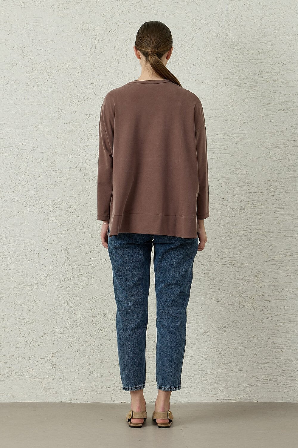 MerWish Ops Bambu Tunik KAHVE - 4