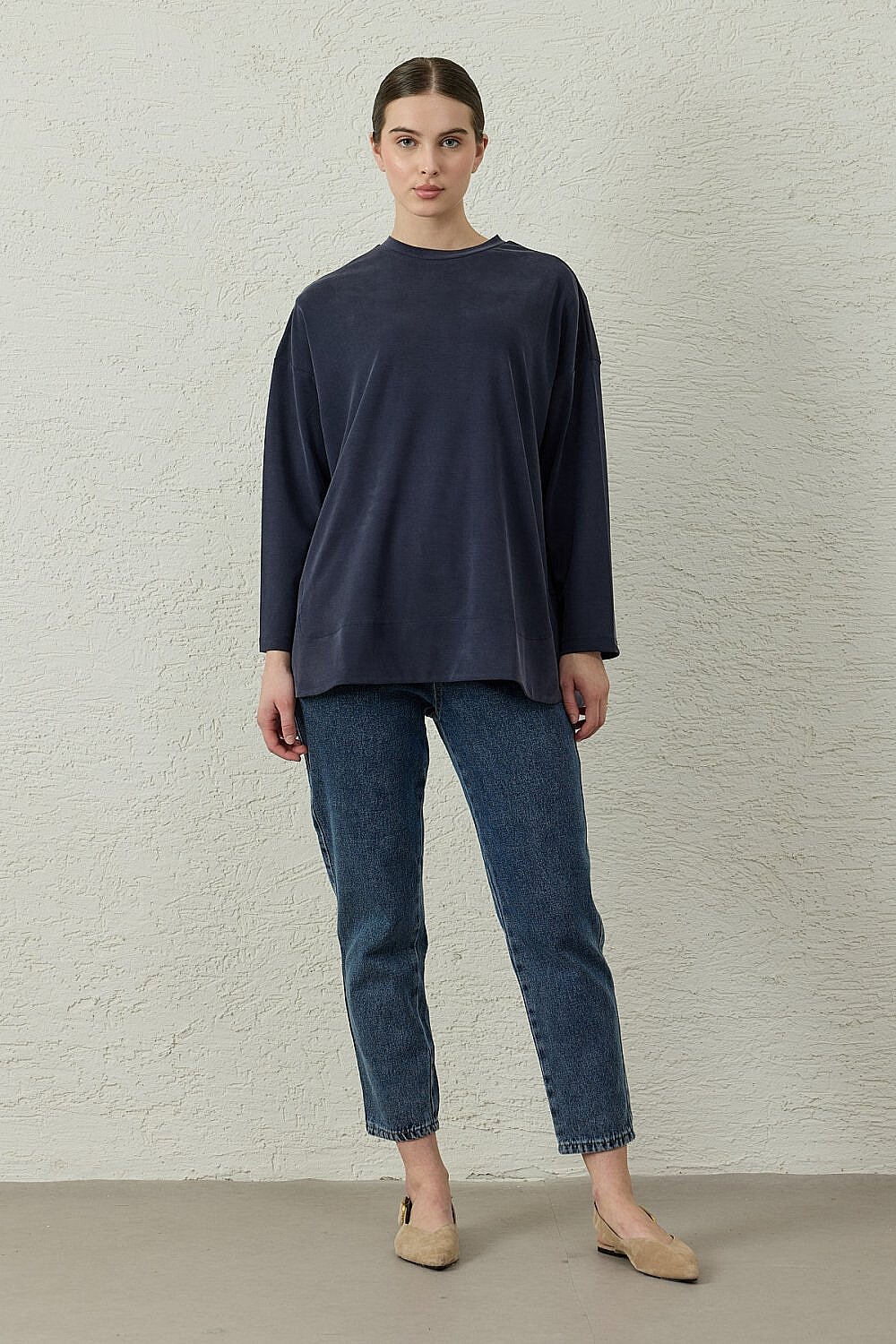 MerWish Ops Bambu Tunik LACİVERT - 1