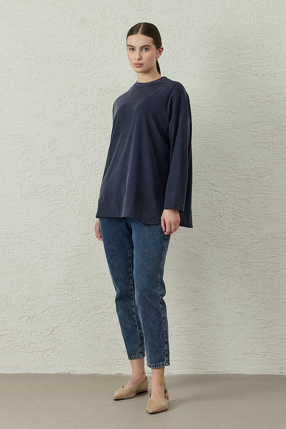 MerWish Ops Bambu Tunik LACİVERT - 2