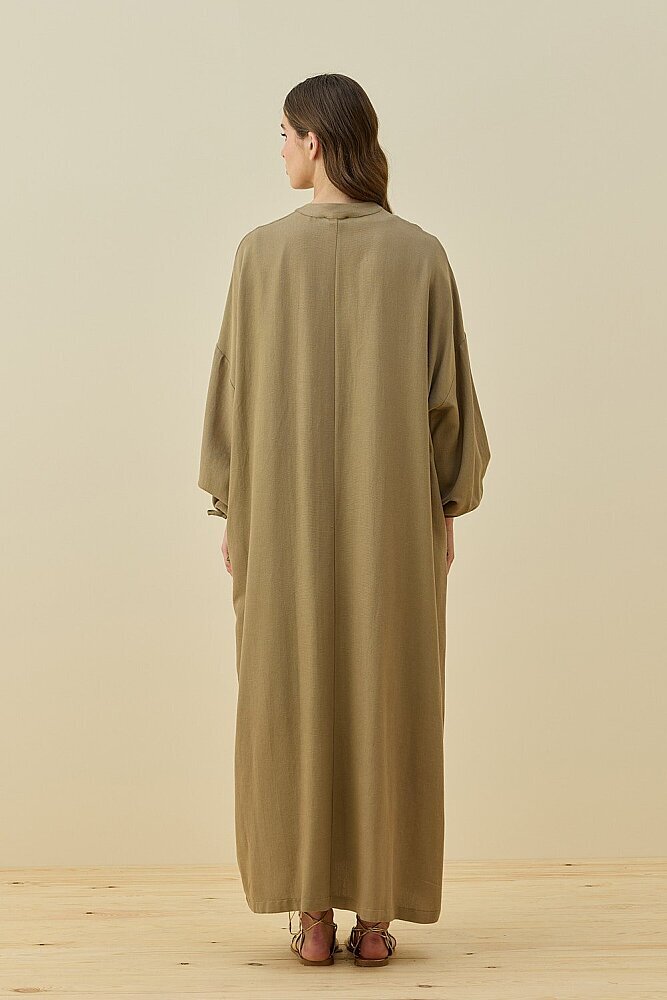 MerWish Robee Elbise HAKİ - 4