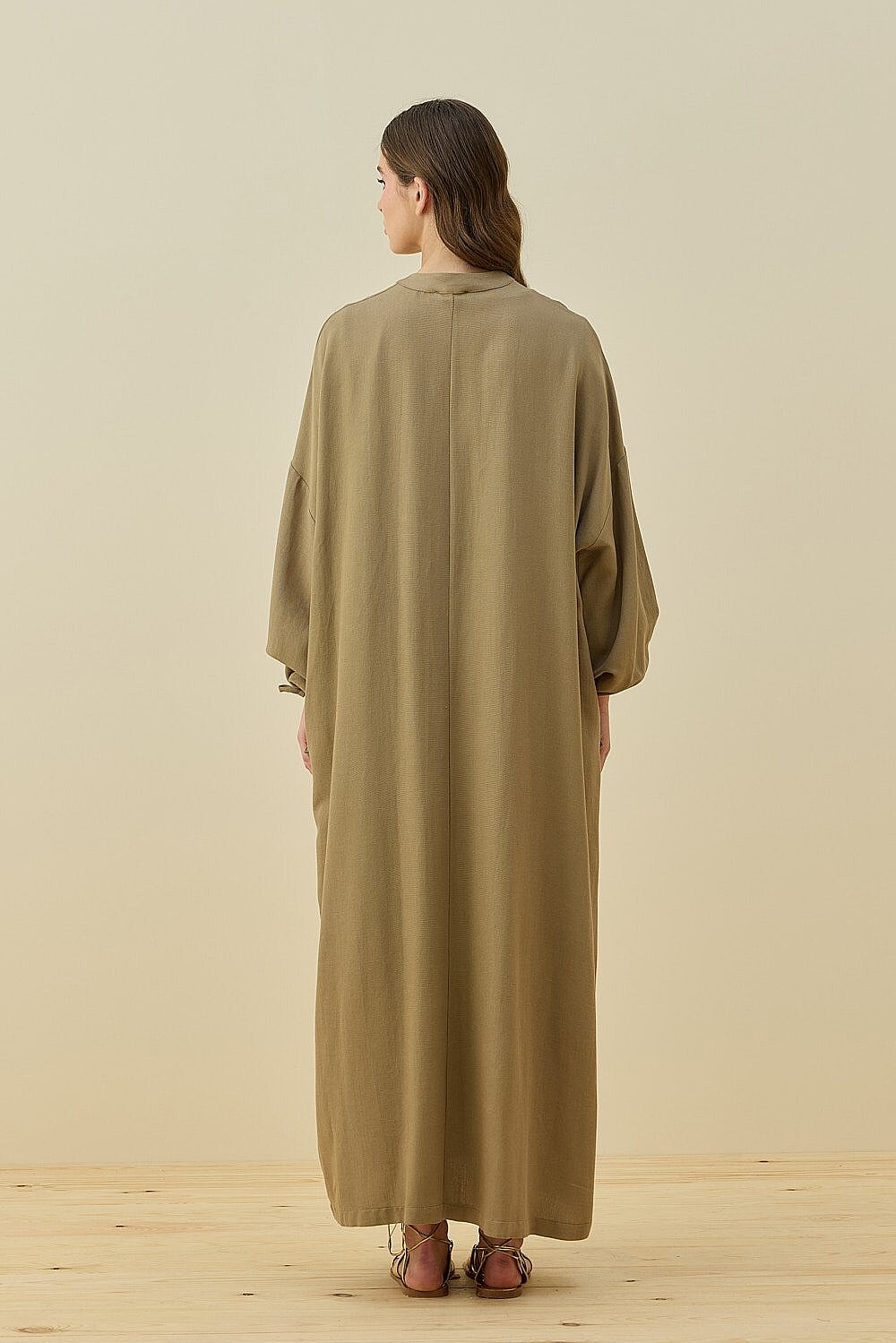 MerWish Robee Elbise HAKİ - 4
