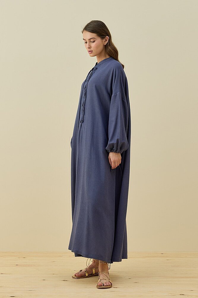 MerWish Robee Elbise İNDİGO - 2