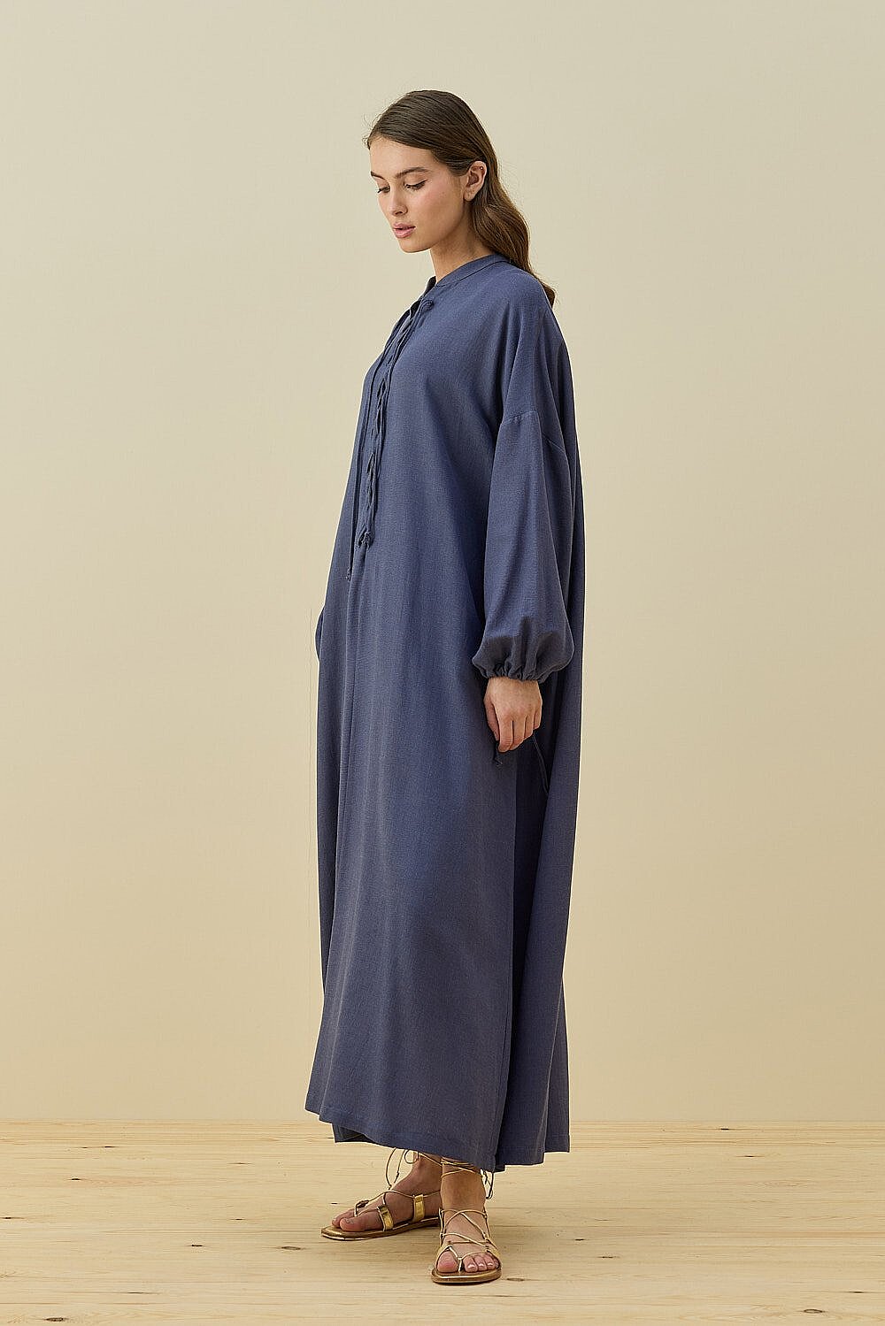 MerWish Robee Elbise İNDİGO - 2