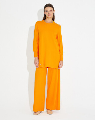 Miss Dalida Bol Paça Triko Pantolon ORANGE