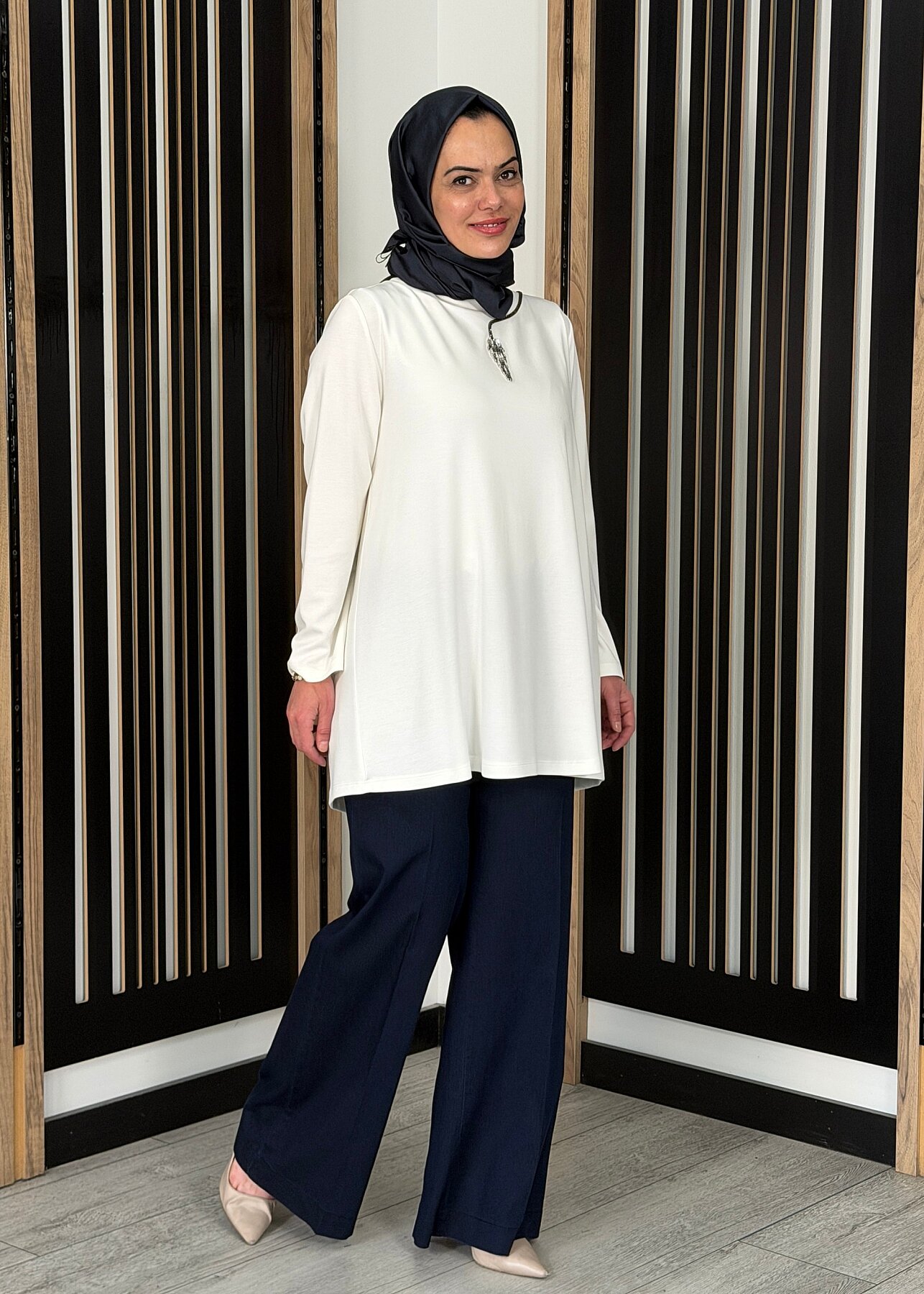 MissWhence Kot Pantolon LACİVERT - 1