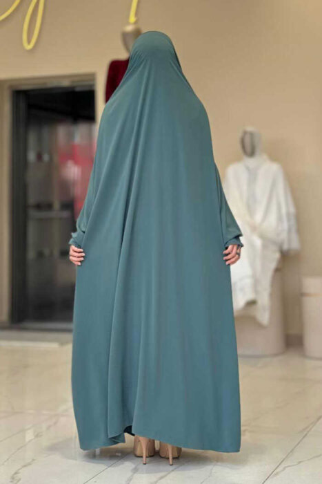 Nazlınur Collection Cilbab Abaya MİNT - 3
