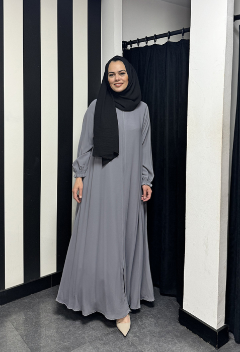 Nazlınur Collection Mevlana Ferace GRİ - 1