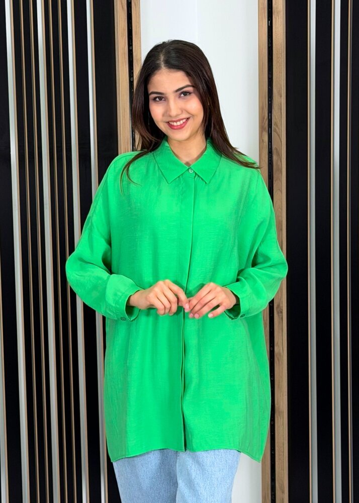 Nuss Oversize Gömlek BENETTON