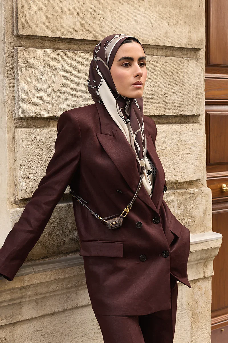 Reve Lanac Şal KAHVE - 2